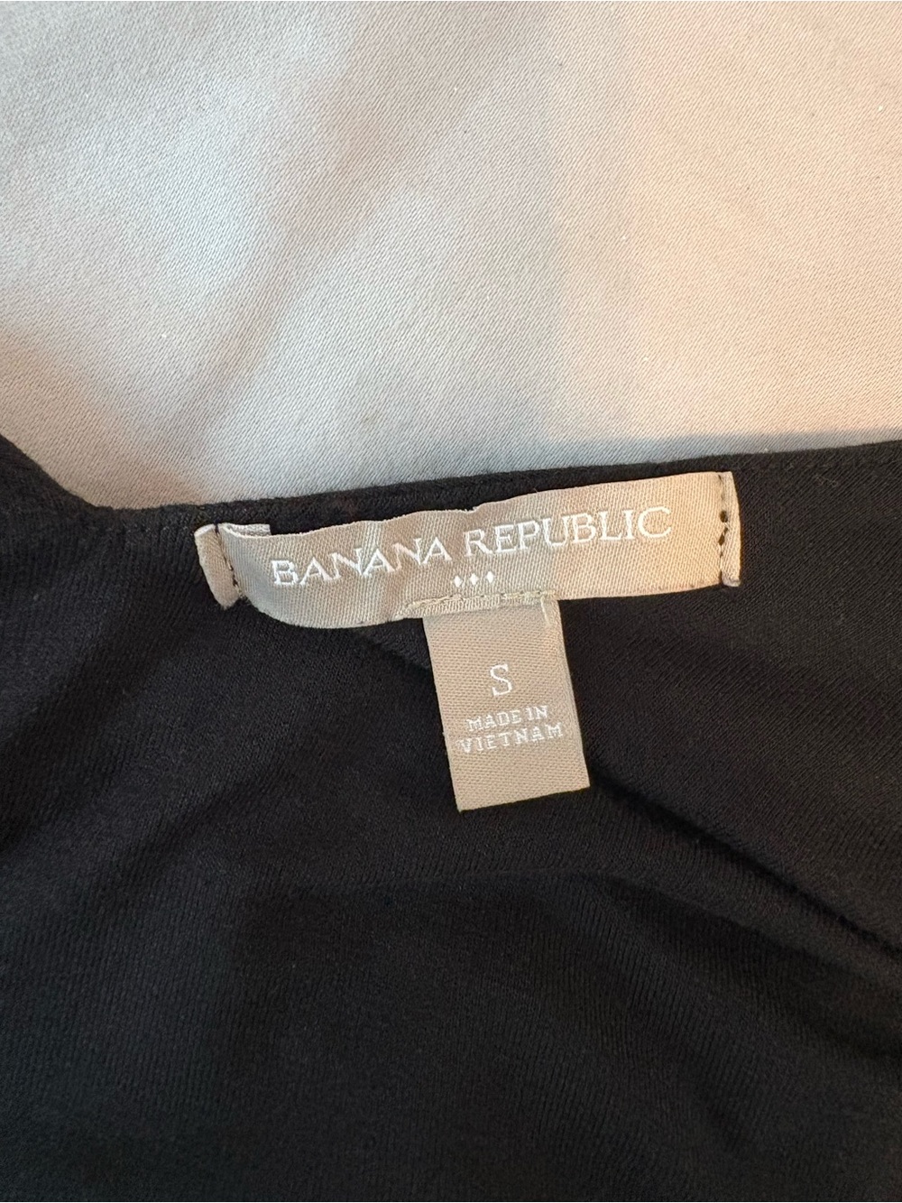 Banana Republic Black Maxi Dress Small Sleeveless V-Neck Empire Waist - Picture 3 of 7